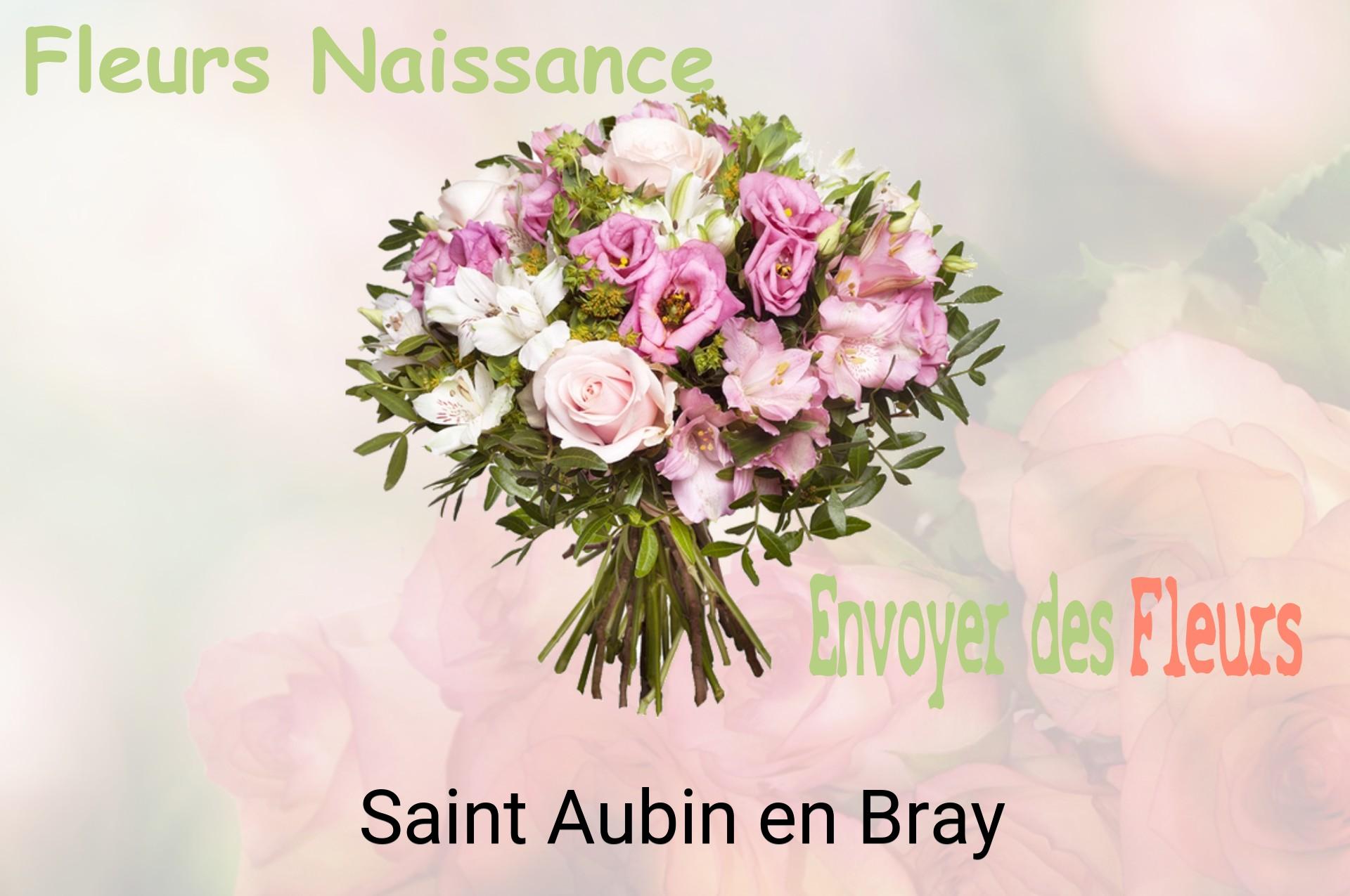 Bouquet de fleurs de naissance livré à Saint-Aubin-en-Bray